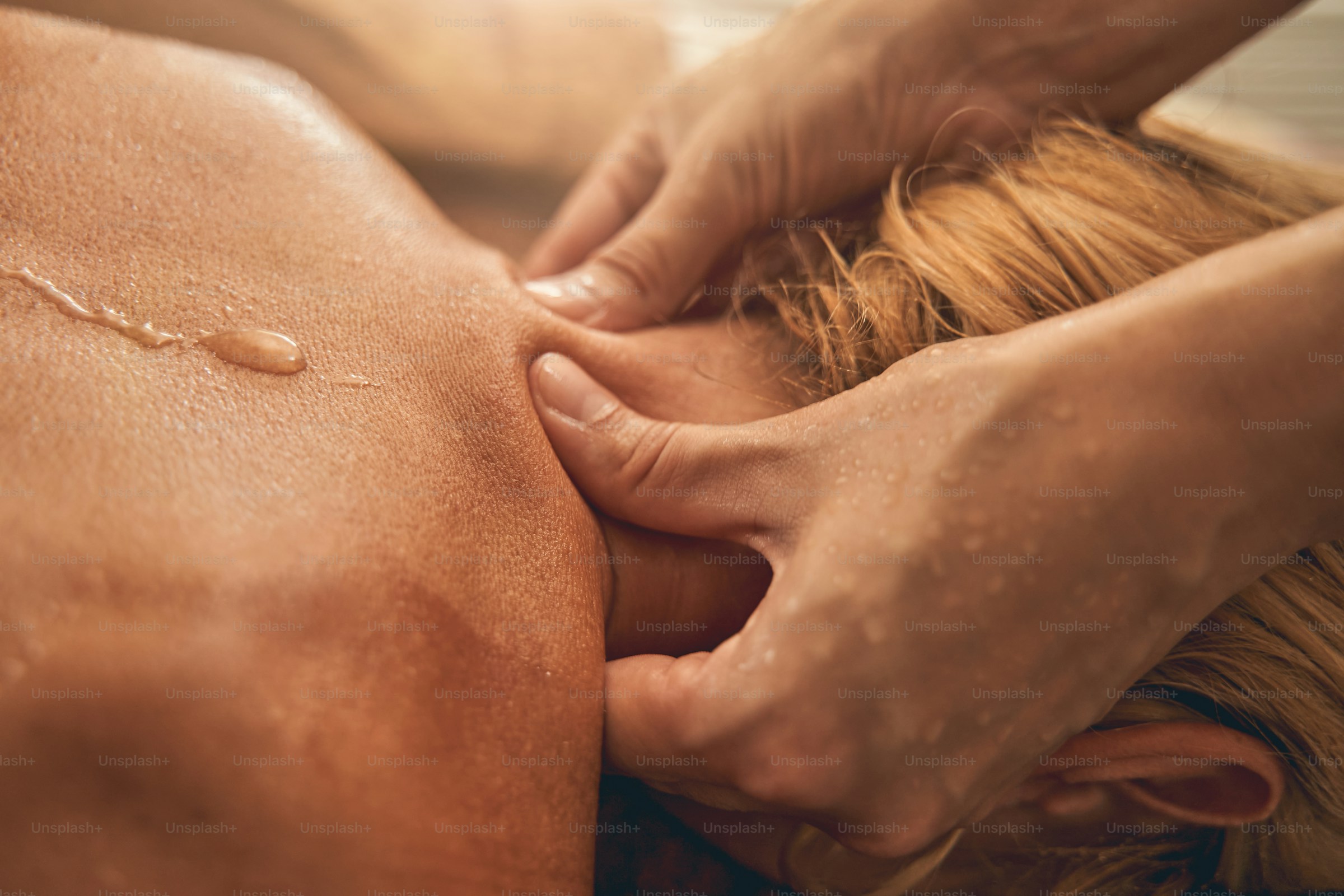 Therapeutic back massage